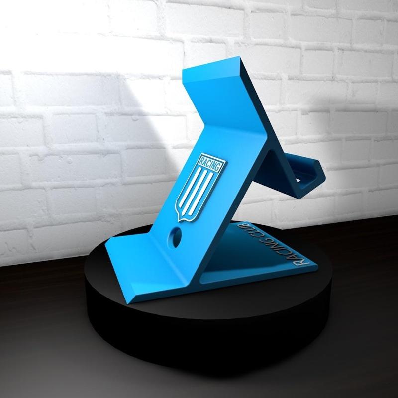 Cell phone holder holder of Racing Club, Futbol Argentino