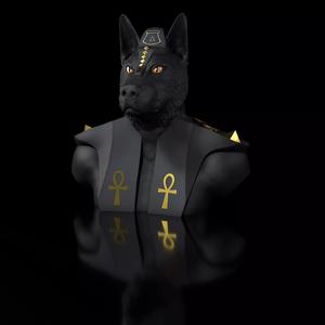 Dog Sheperd Anubis Bust