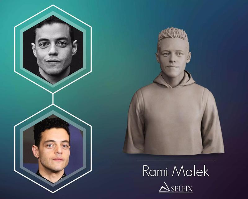 Rami Malek Bust