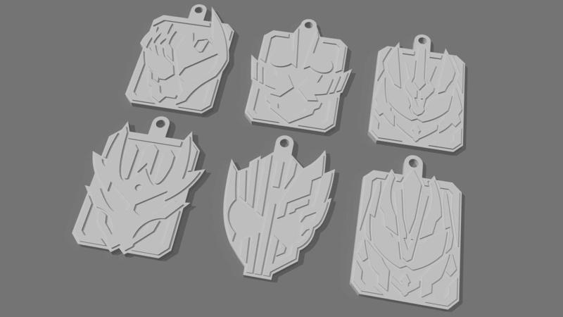 Kamen Rider Gotchard Keychains