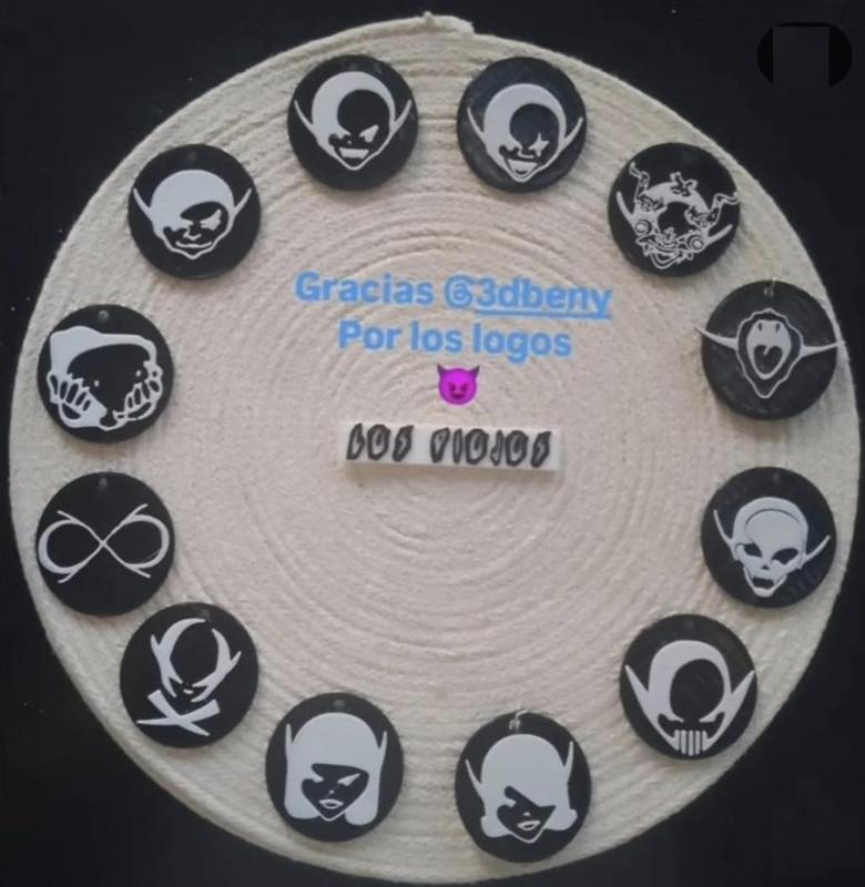 Los Piojos Key Rings x15 Complete Full Pack