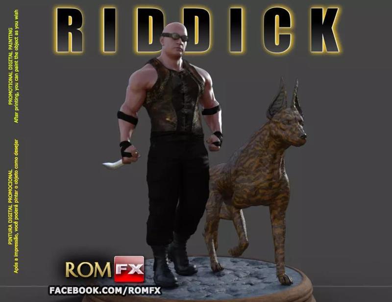 Riddick Action Figure Printable - Vin Diesel