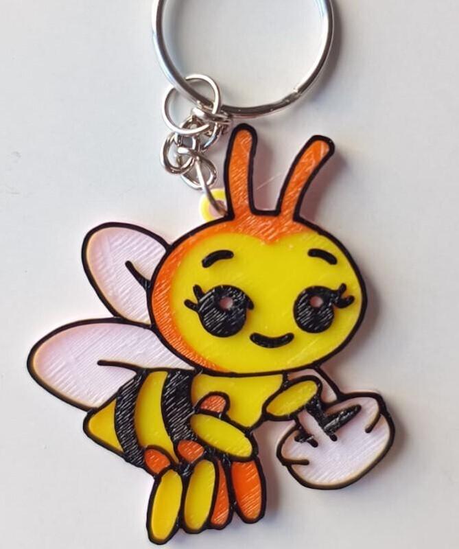 Keychain Bee - plim plim