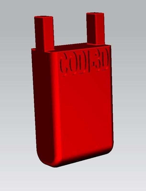 supporto modulare h= 40 mm per CNC morsetto modulare da tavola (d. 6mm.) rev.003 -