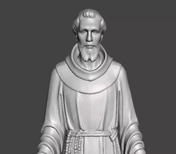 SAINT FRANCIS OF ASSISI RELIGIOUS STATUE SCULPTURE ART