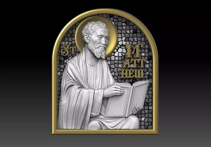 saint Matthew apostle CNC 3D PRINTING MODEL