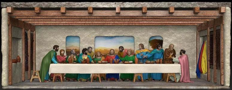 Last Supper 3D 360 degree