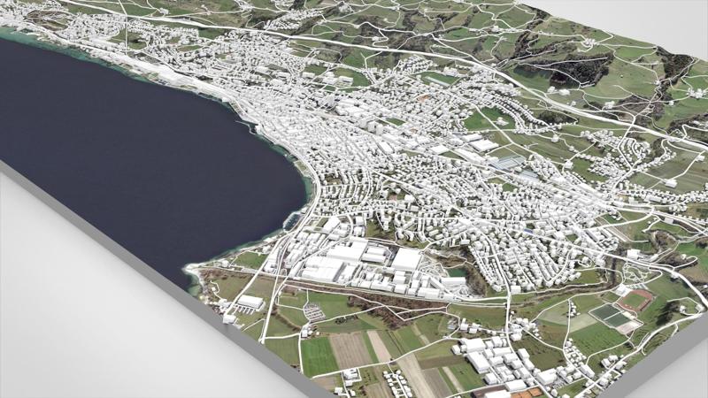 Cityscape Rorschach Switzerland