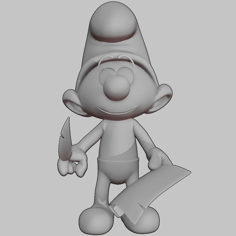 THE SMURFS - Boy Poet Smurf