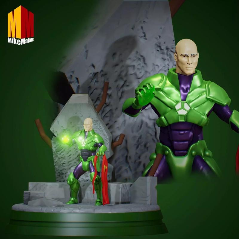 Lex Luthor Superman Villain Diorama