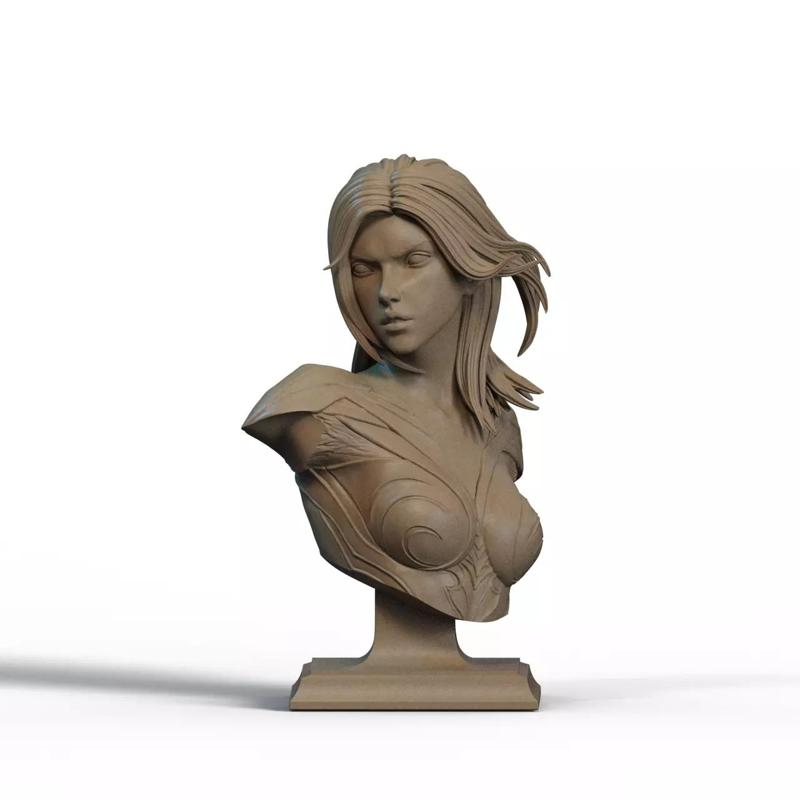 Kaisa Bust 3D Print