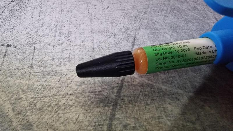 Cap for 10cc syringe (Solder Flux, Paste, Mask) ✔️