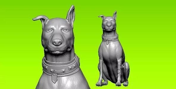 Labrador retriever dog statue - 3D print