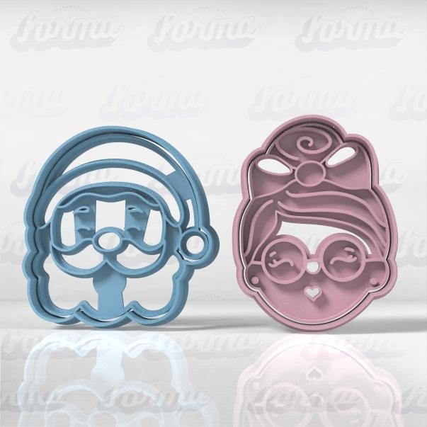 Set Santa x 2u - Christmas Cookie Cutter
