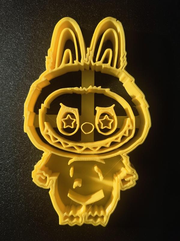 Labubu Star eyes cookie cutter