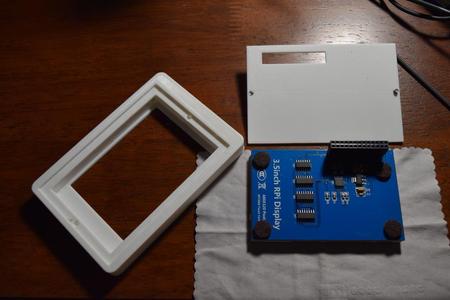 Basic 3.5" Raspberry Pi LCD Bezel & Back Plate