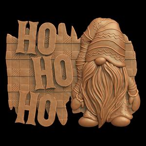 3D Model STL File for CNC Router Laser & 3D Printer 4065 Santa Claus, Holidays 213