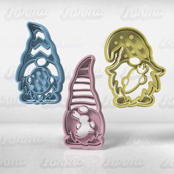 Easter Elves Set x 3u - Cookie Cutter