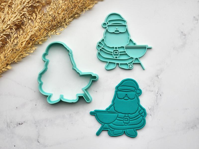 Santa BBQ Cookie Cutter