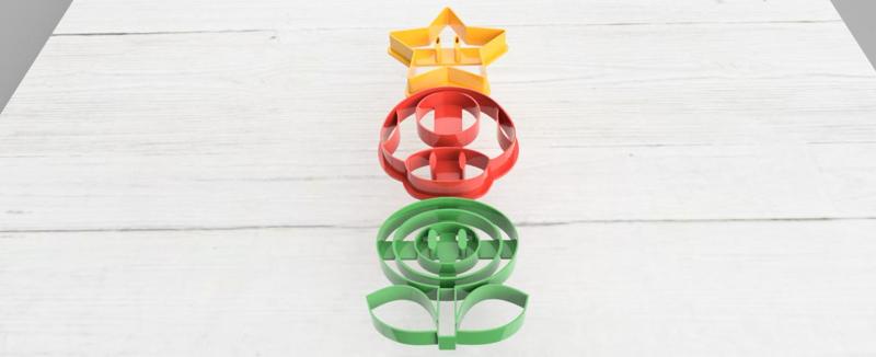 Set x3 Mario Bros. cutters