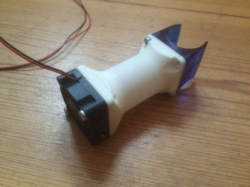 Fan duct for E3D V6 hotend upgrade
