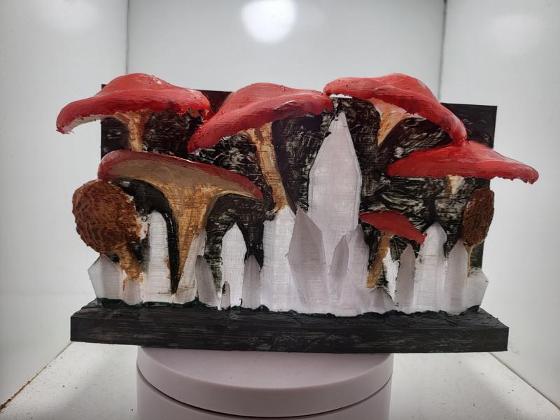 nintendo switch dock mushroom crystal wall mount