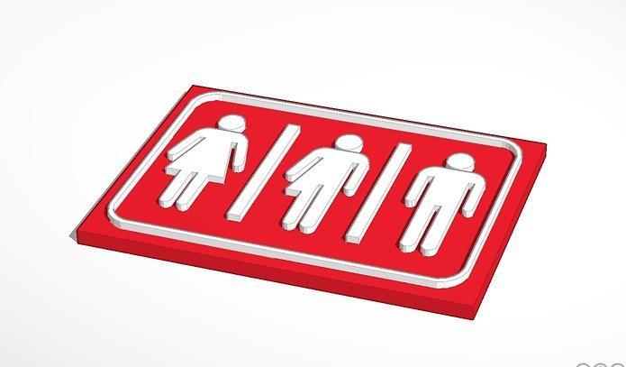 All Gender Transgender Intersex Nonbinary sign