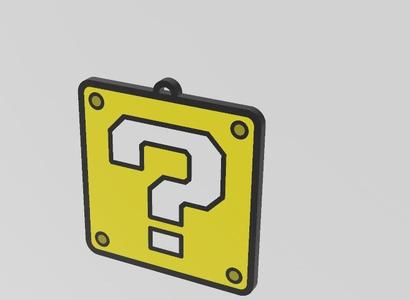 Question Box Key Ring
