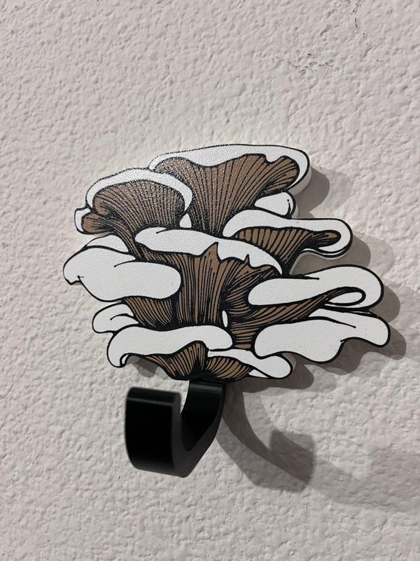 Oyster Mushroom Coat Hook