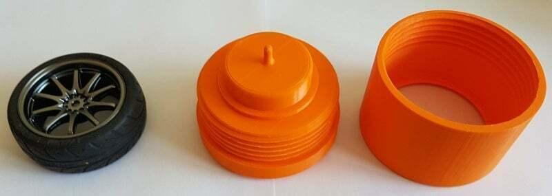 1/10 onroad RC car tire gluing jig