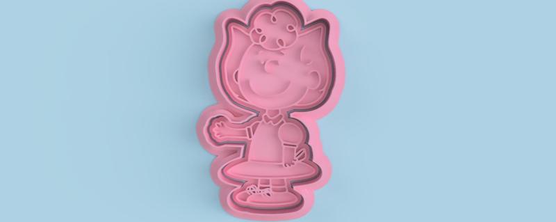 Sally Snoopy cookie cutter ( Sally Brown cookie cutter )