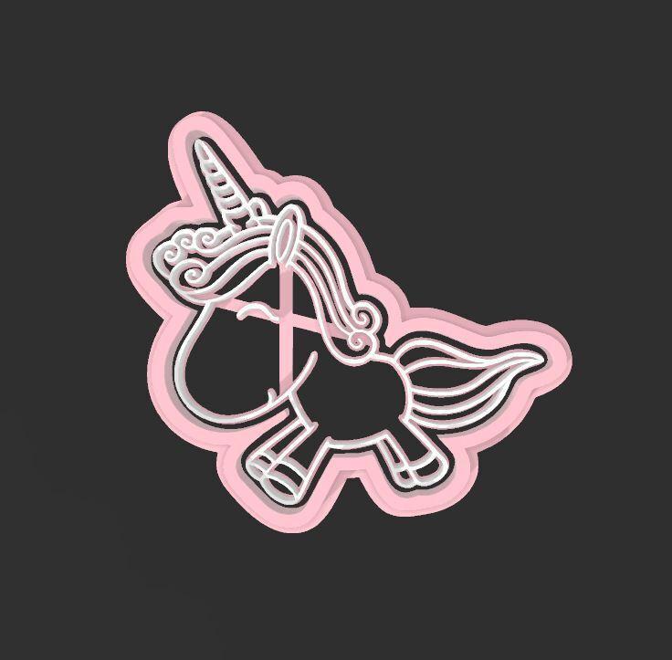 Tender Unicorn MIni Cutting Unicorn 5cm