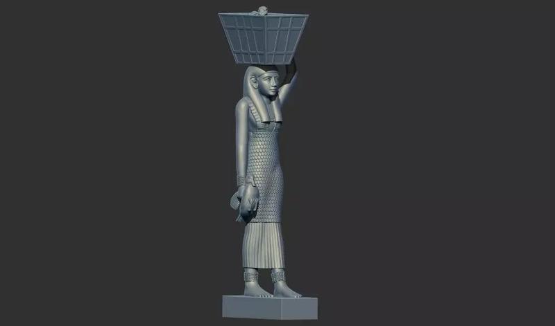 Ancient Egyptian Estate Figure sculpture 3d printable model