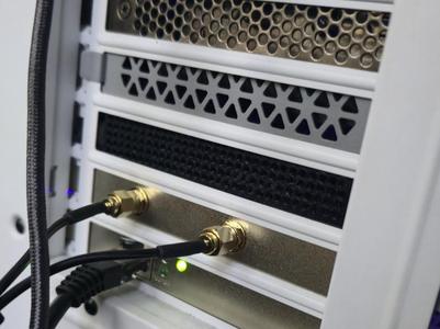 PCIe Slot Cover With Circular Vent