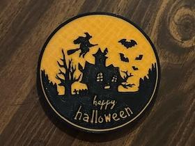 Happy Halloween coaster