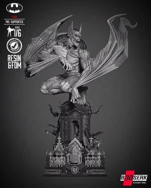 B3DSERK Man Bat Sculpture