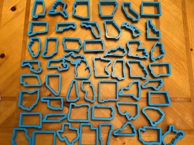 All 50 states cookie cutters