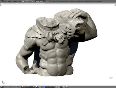 Sexy, Strong, Seductive Male Bust