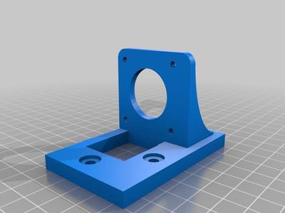 C-beam gt2 belt nema 17 mount 