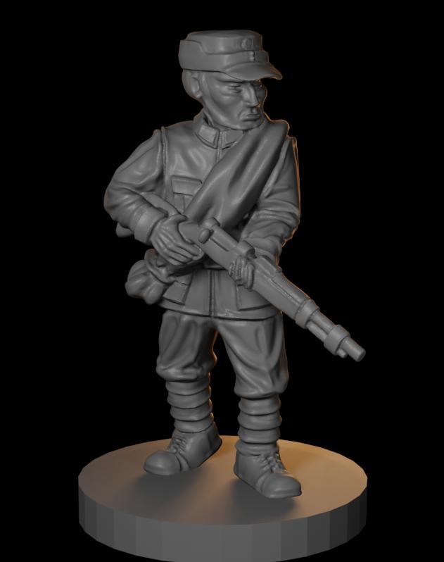 Chinese WW2 Riflemen 15mm