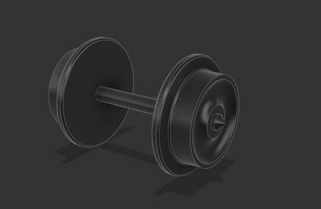 TT scale Wheel and Axle