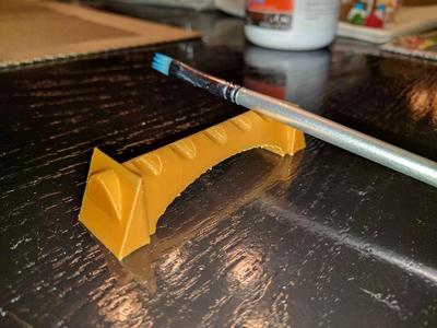 Paint brush rest