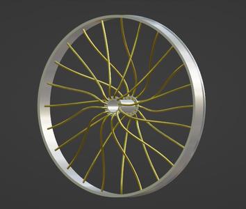 Spoked Rim ( 28mm Scale )