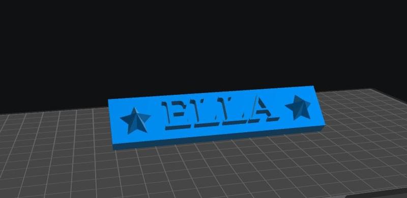 Ella Nameplate