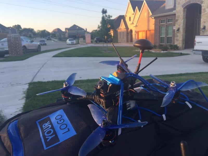 QAV-X rx and vtx antenna mount