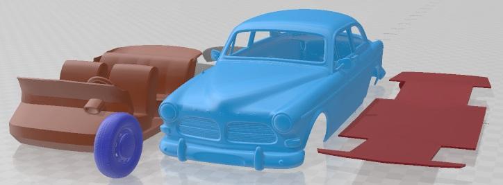 Volvo Amazon 1961 Printable Car