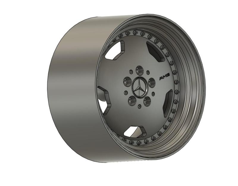 AMG OZ Aero 3 rims and Michelin Pilot Sport tires for Norev Mercedes E500