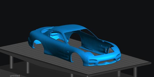 MAZDA RX7 3D SCANNED BODY 1/24 TAMIYA