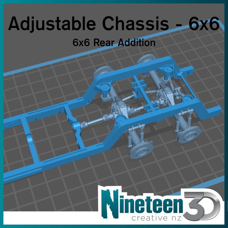 Truck Chassis - Adjustable 6x6 Addition