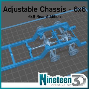 Truck Chassis - Adjustable 6x6 Addition